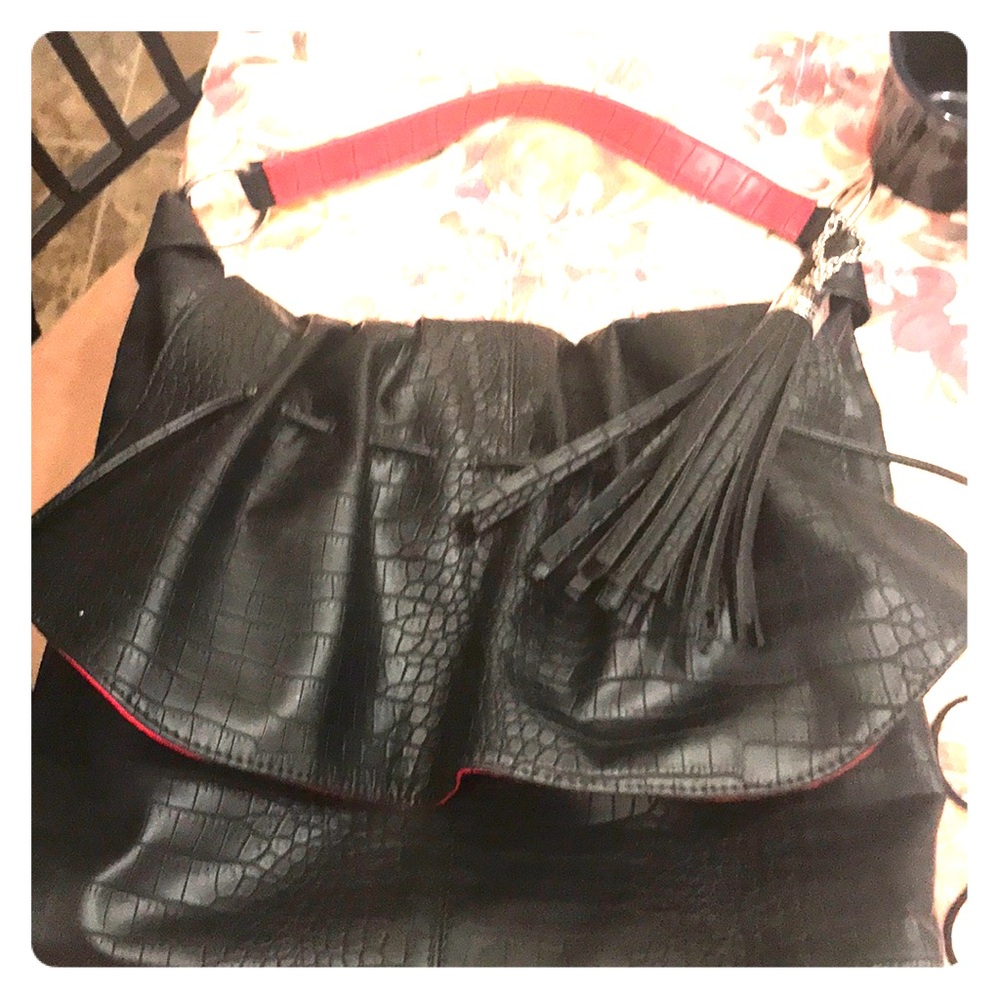 NWOT faux leather, medium-large size